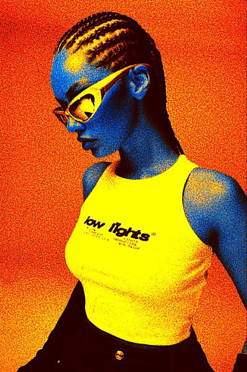 Colorful bold streetwear outfits showcasing color therapy and self-expression through fashion