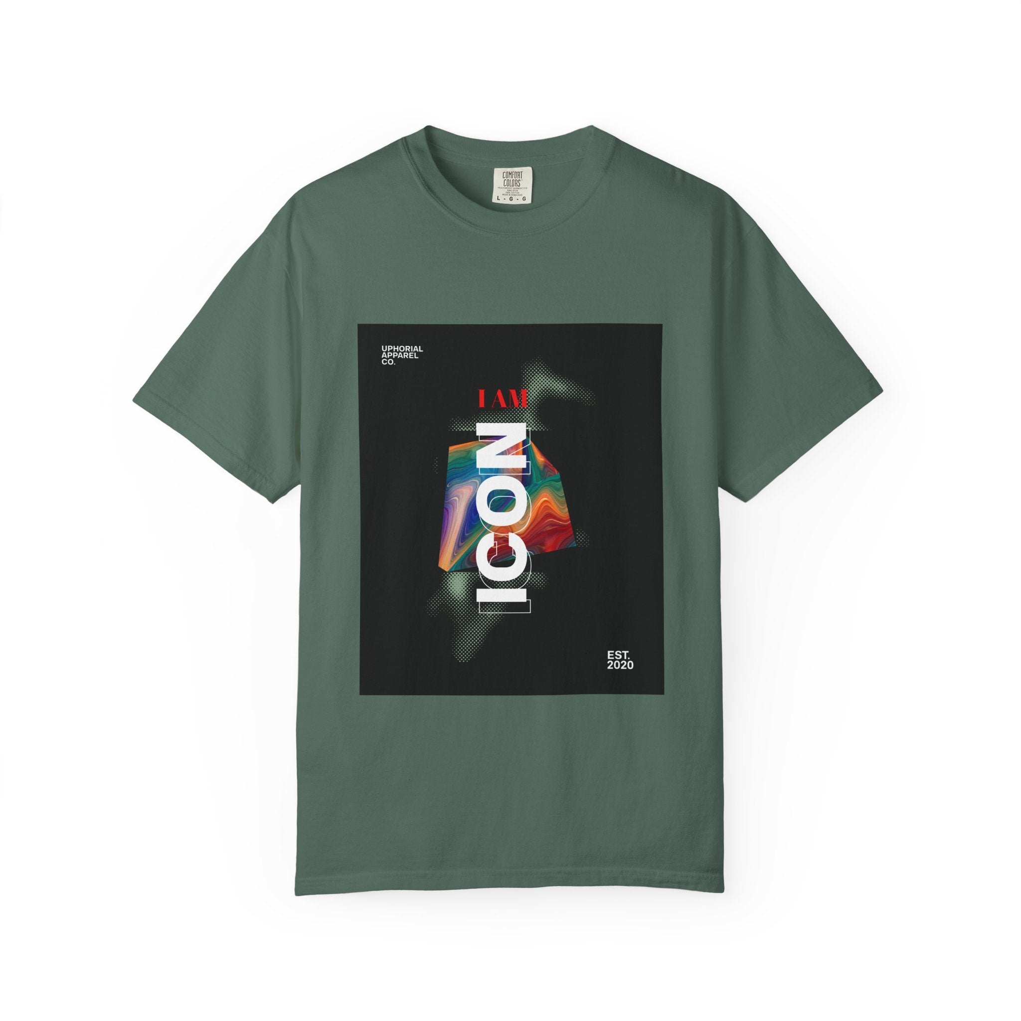 ICON 'I AM Icon' Modern Streetwear Graphic T-Shirt | Uphorial