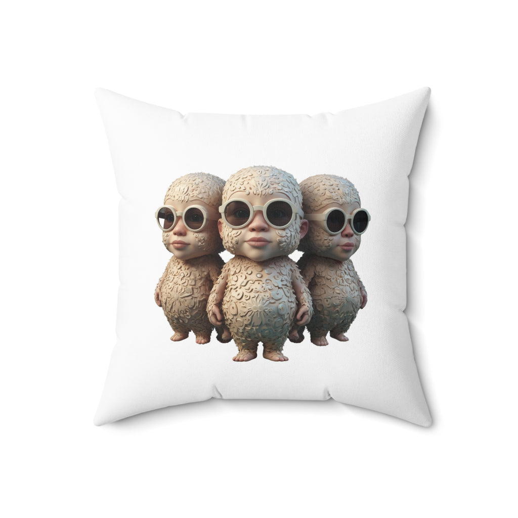 Spun Polyester Square Pillow