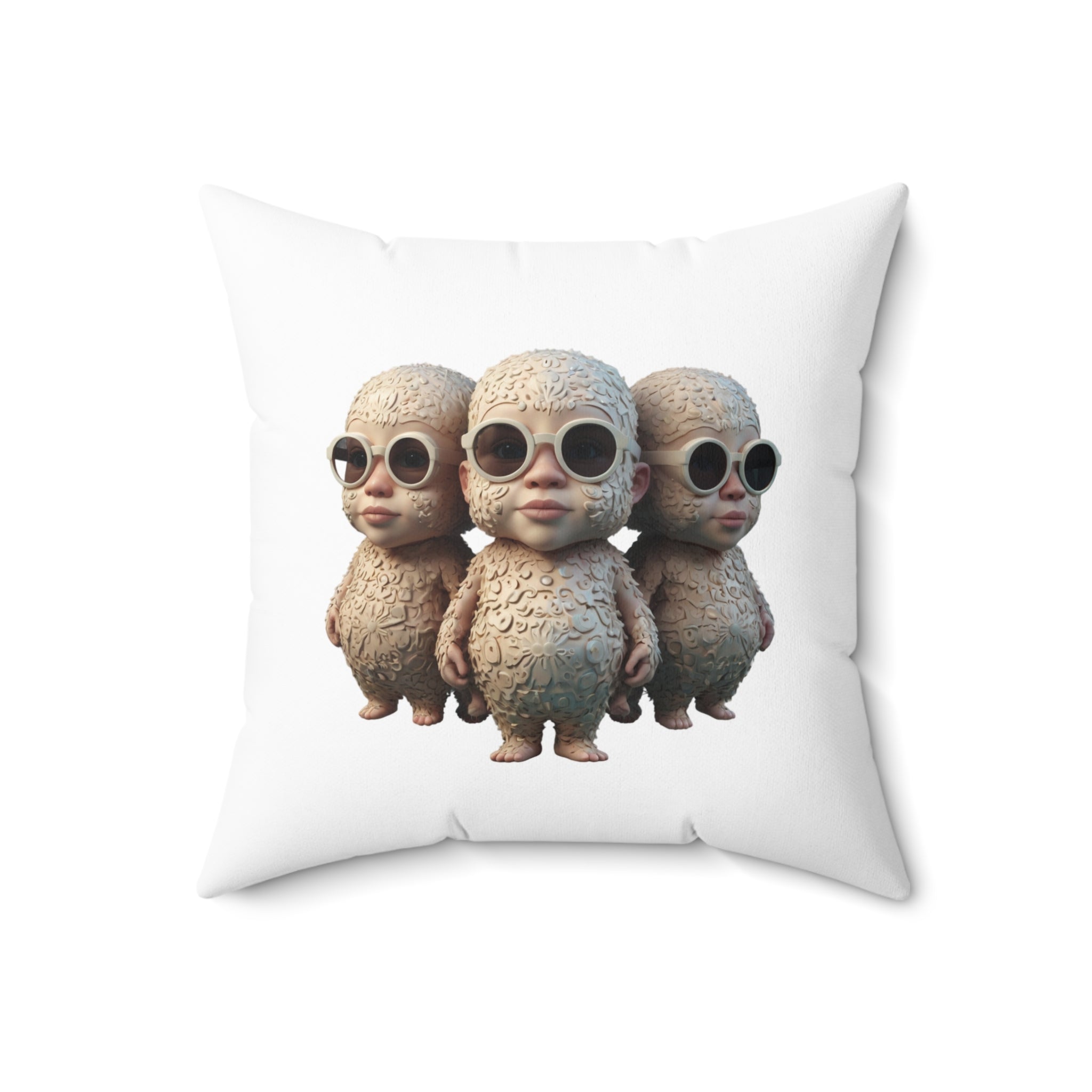 Spun Polyester Square Pillow