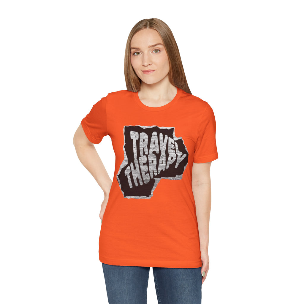 Travel Therapy Tee - Unisex Jersey Short Sleeve T-Shirt