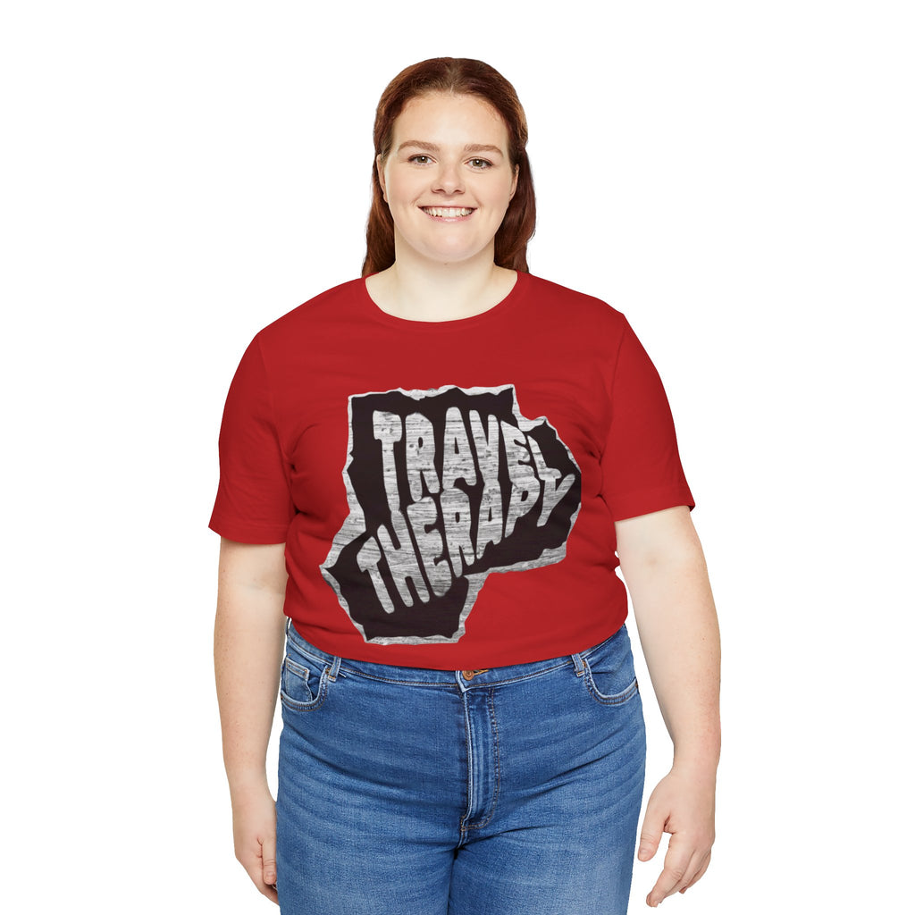 Travel Therapy Tee - Unisex Jersey Short Sleeve T-Shirt