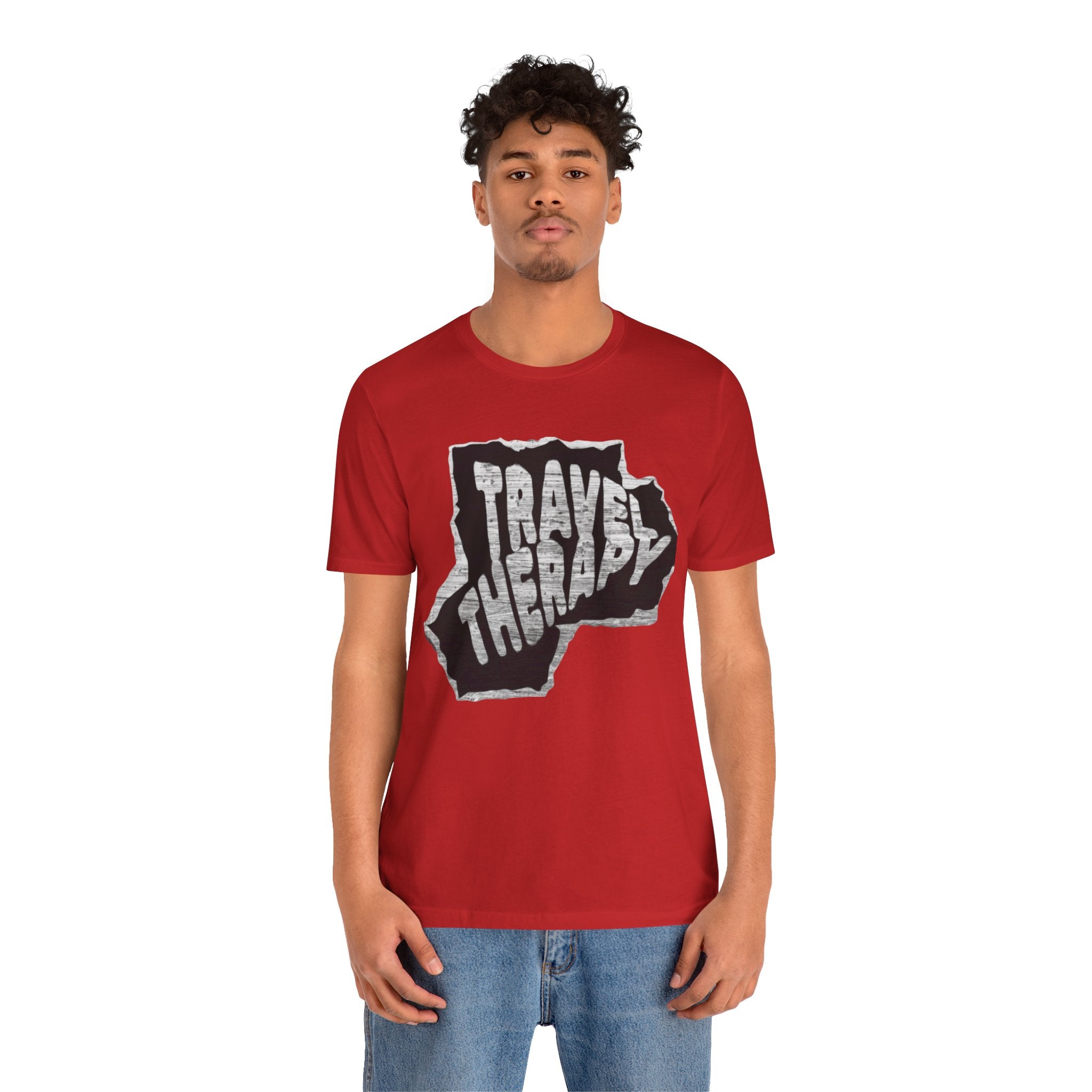 Travel Therapy Tee - Unisex Jersey Short Sleeve T-Shirt