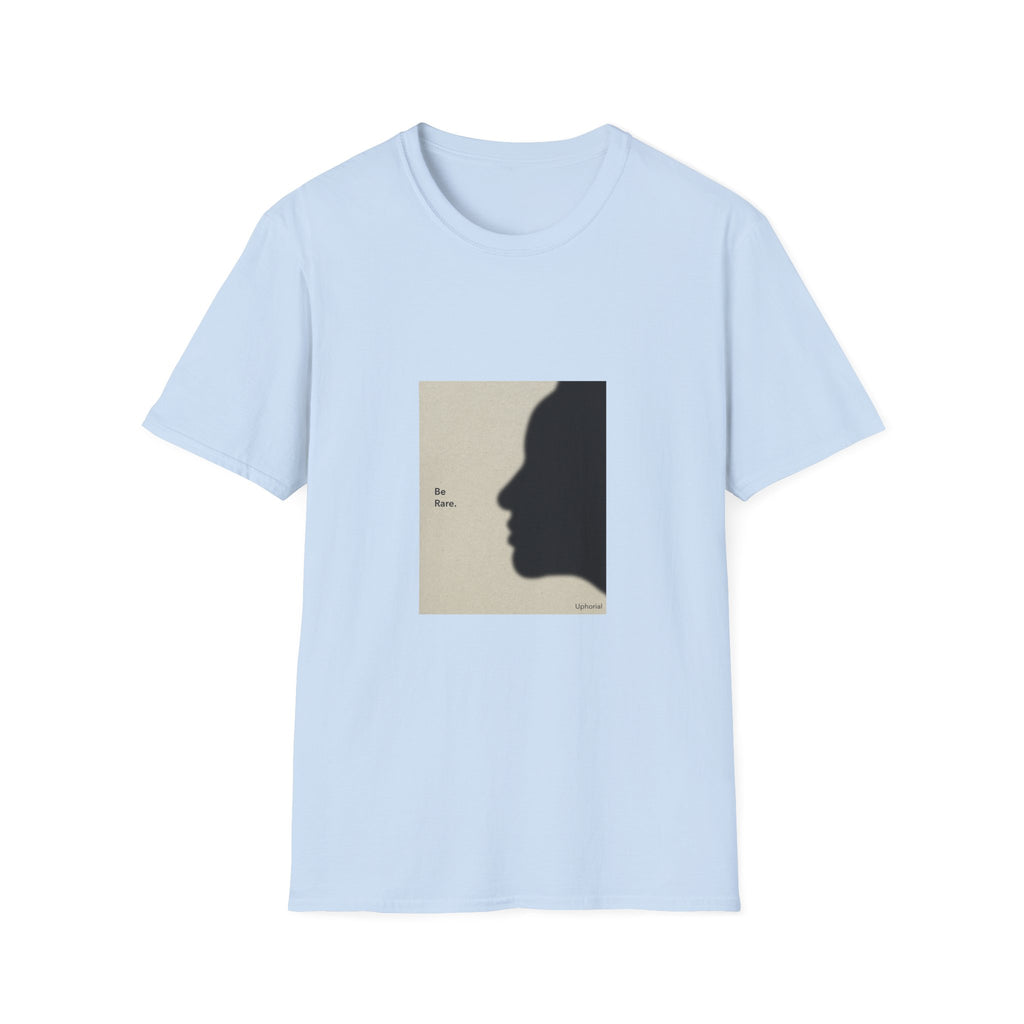 T-Shirt — 'Be Rare' Minimal Silhouette Graphic Tee