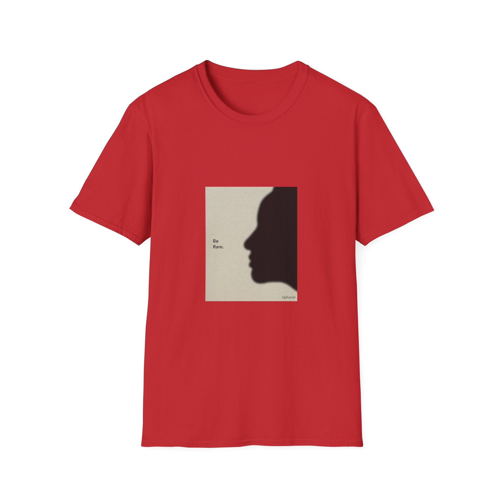 T-Shirt — 'Be Rare' Minimal Silhouette Graphic Tee