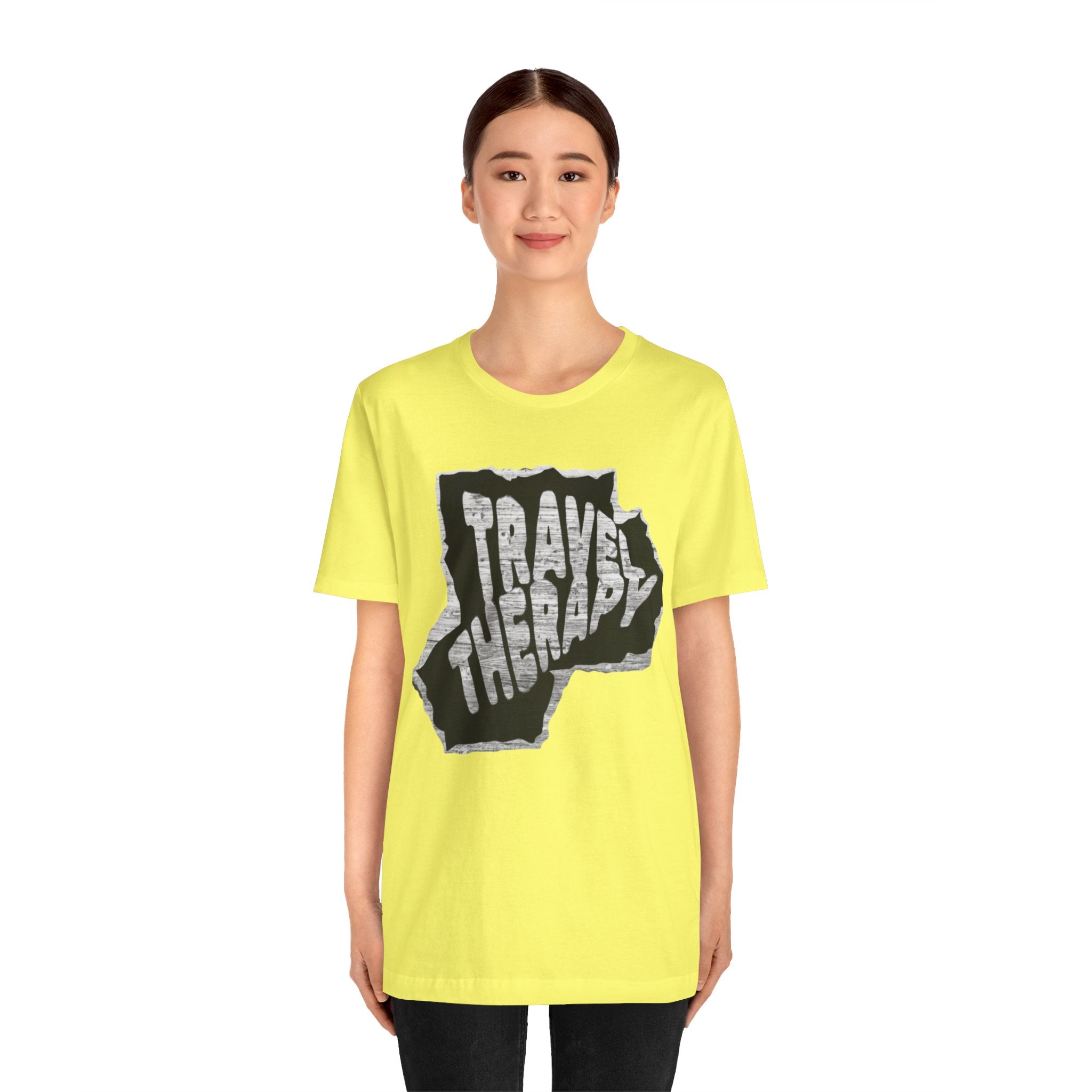 Travel Therapy Tee - Unisex Jersey Short Sleeve T-Shirt