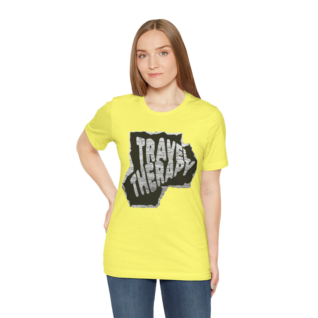 Travel Therapy Tee - Unisex Jersey Short Sleeve T-Shirt