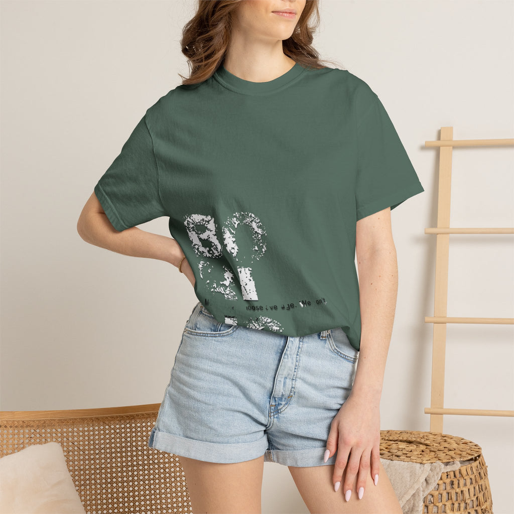 Abstract Floral 'Breathe' Tee — Minimal Graphic T-Shirt
