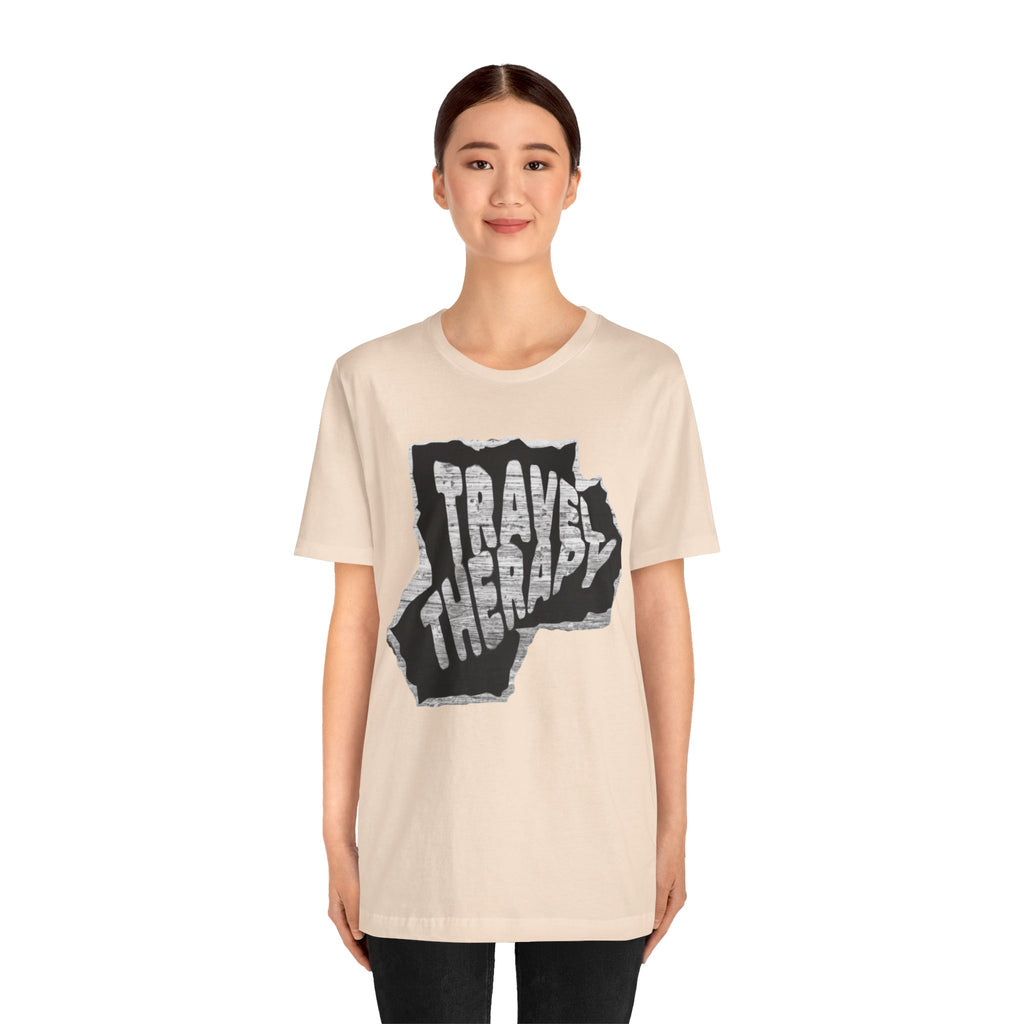 Travel Therapy Tee - Unisex Jersey Short Sleeve T-Shirt