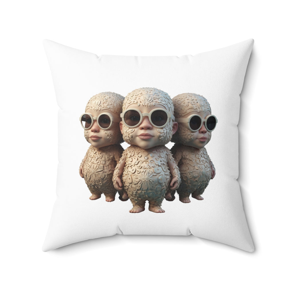 Spun Polyester Square Pillow