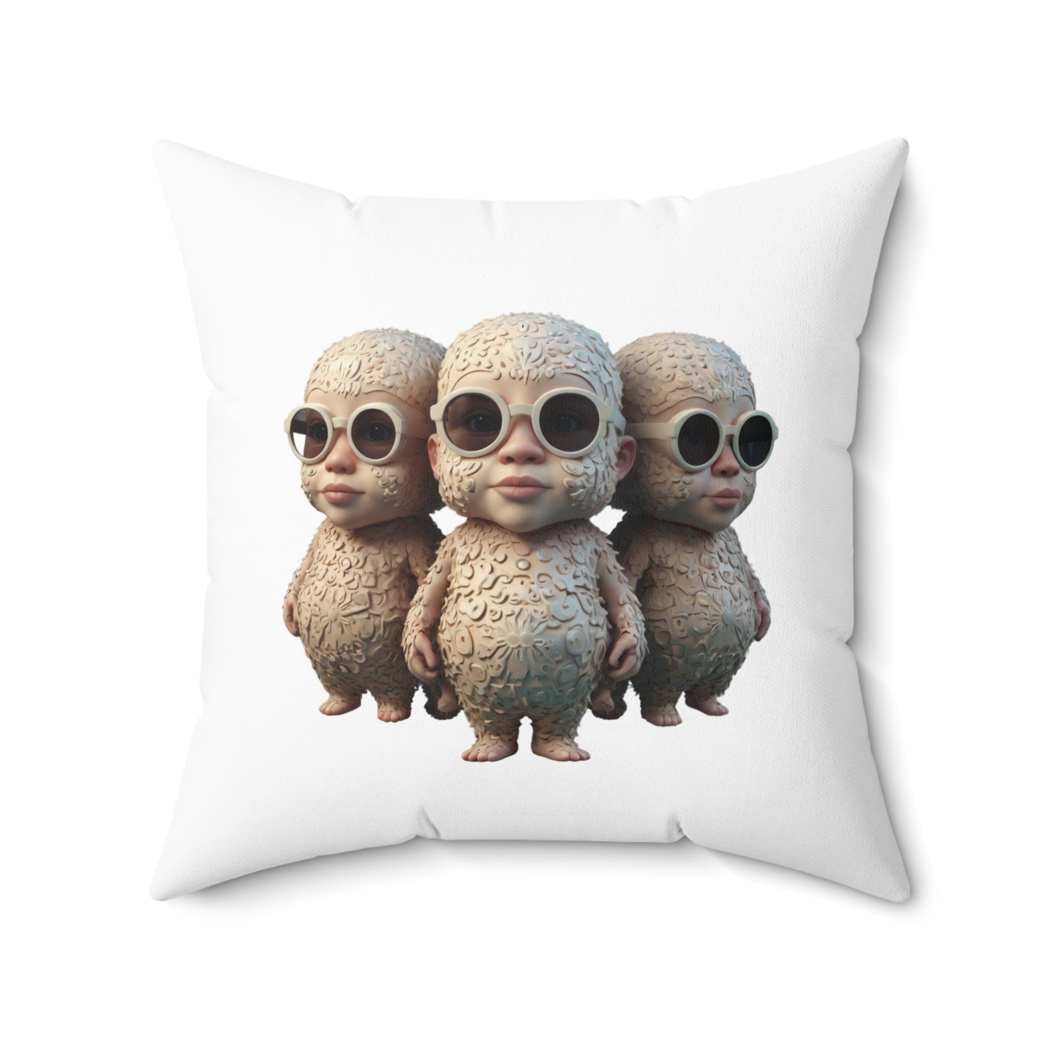 Spun Polyester Square Pillow