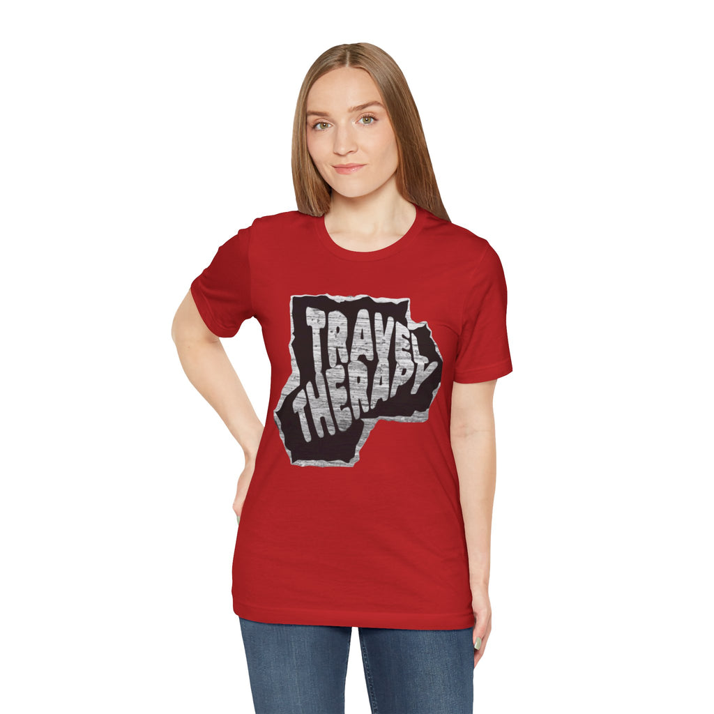 Travel Therapy Tee - Unisex Jersey Short Sleeve T-Shirt