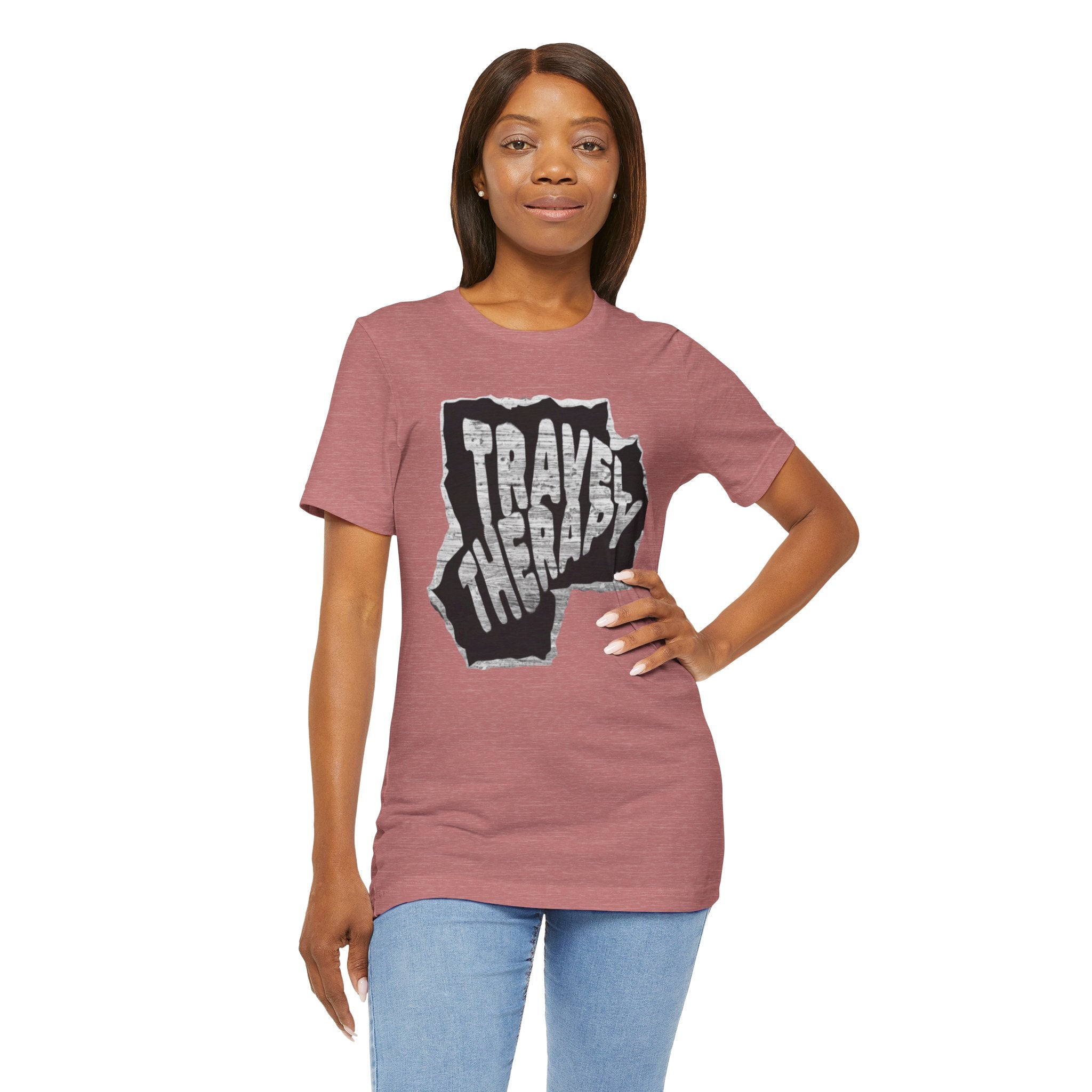 Travel Therapy Tee - Unisex Jersey Short Sleeve T-Shirt