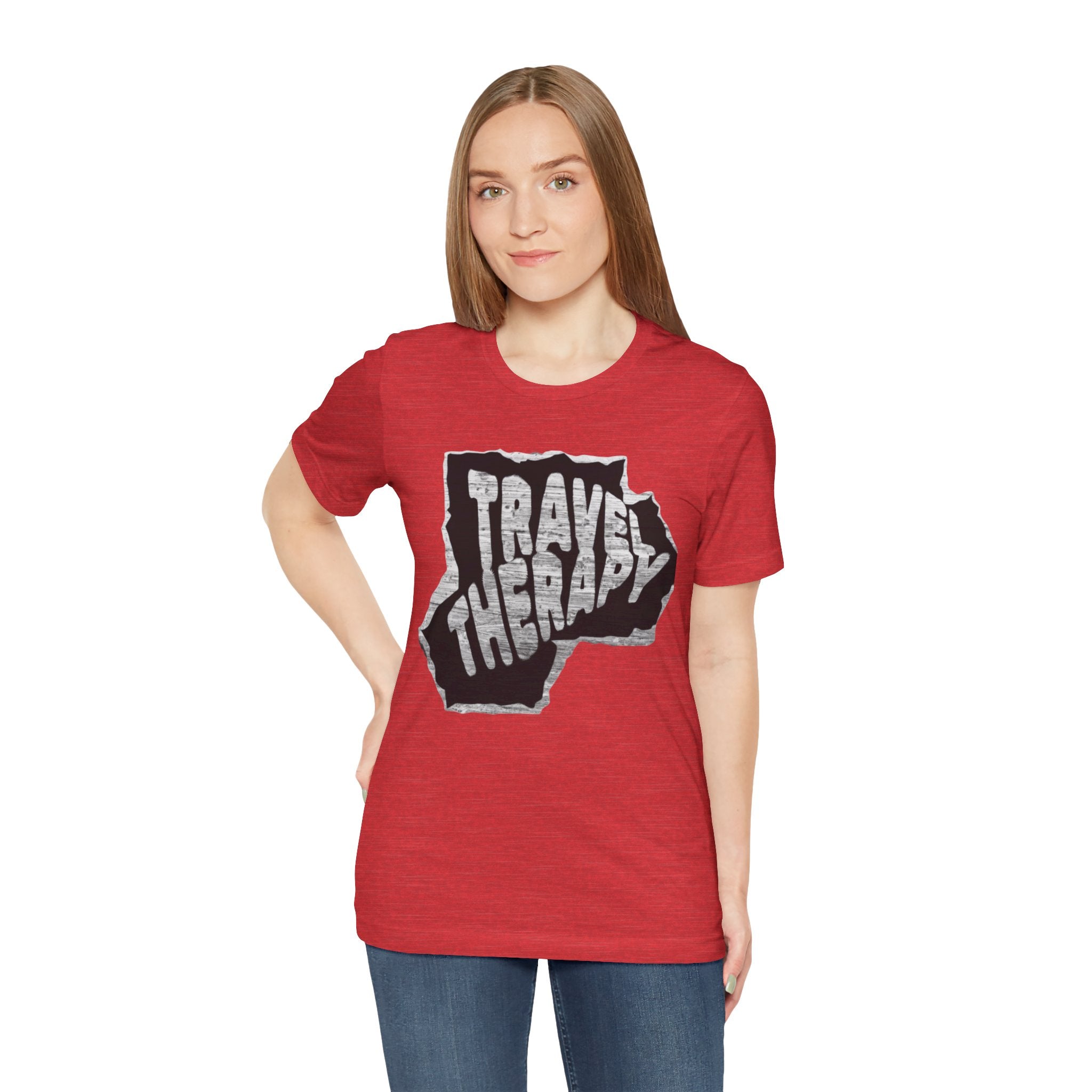 Travel Therapy Tee - Unisex Jersey Short Sleeve T-Shirt