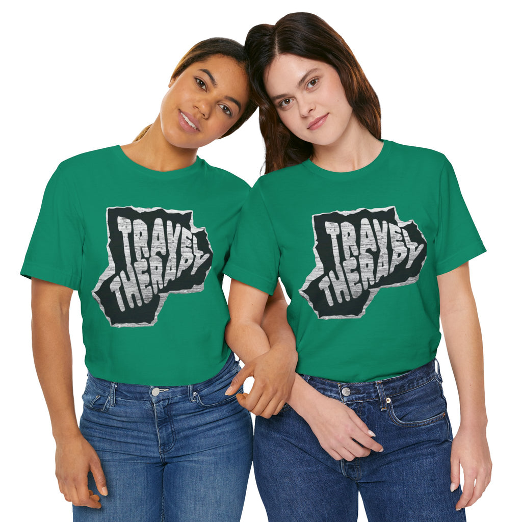 Travel Therapy Tee - Unisex Jersey Short Sleeve T-Shirt