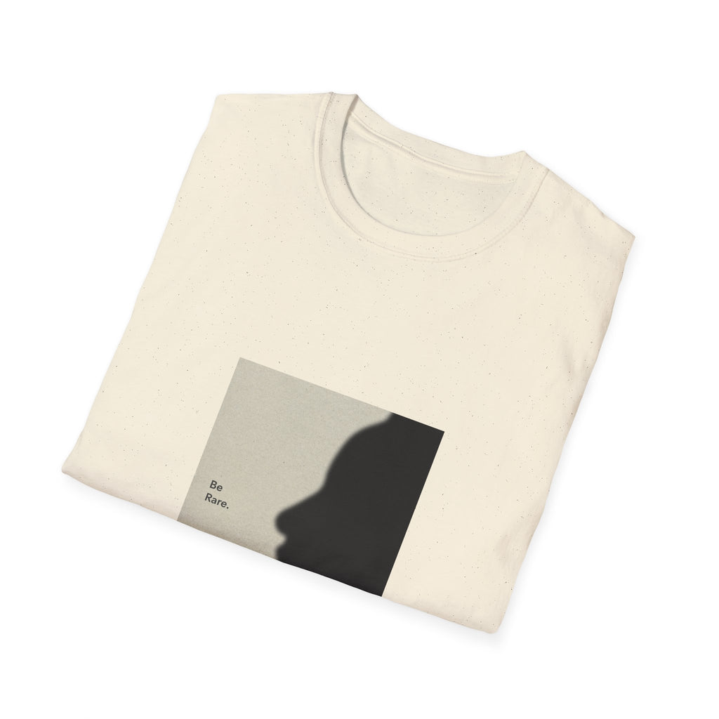 T-Shirt — 'Be Rare' Minimal Silhouette Graphic Tee