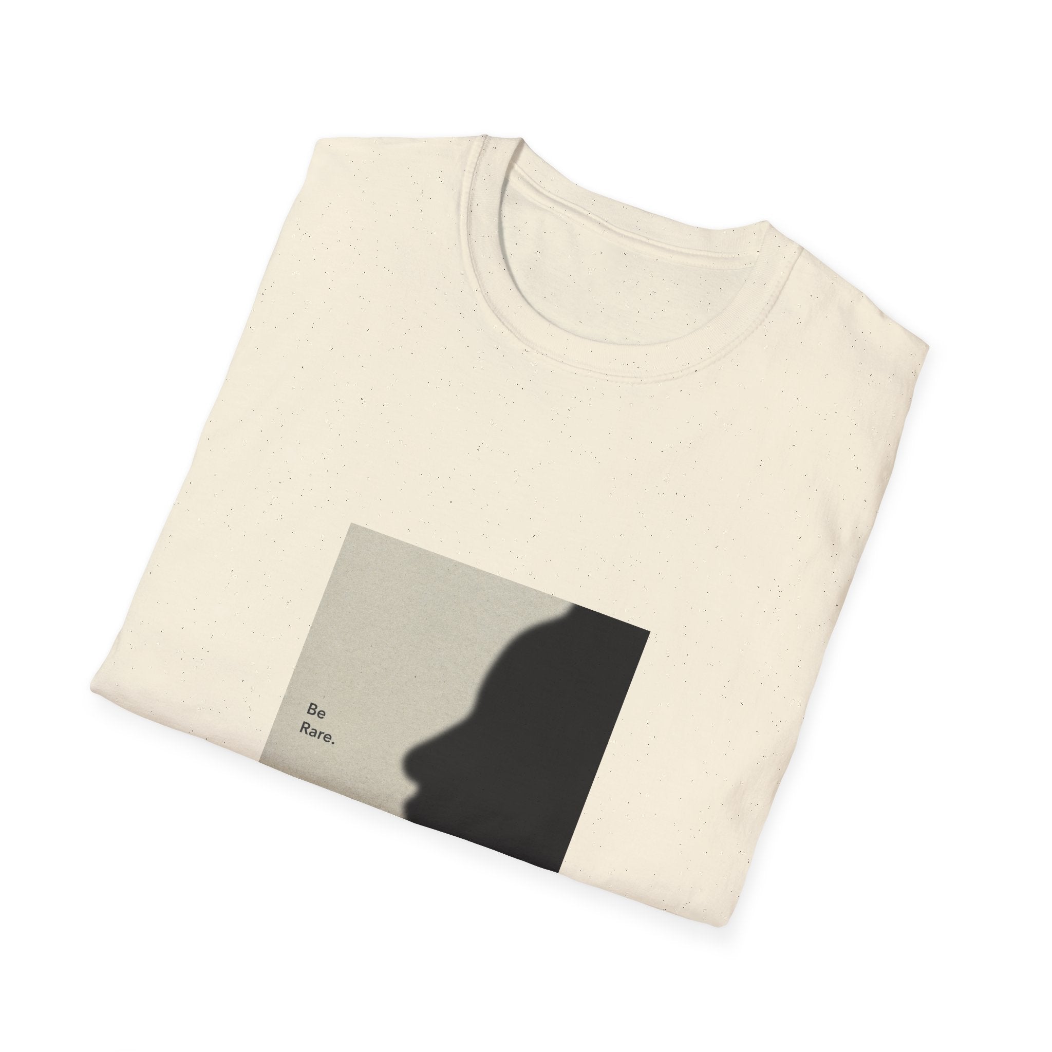 T-Shirt — 'Be Rare' Minimal Silhouette Graphic Tee