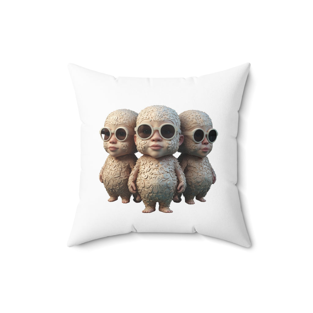 Spun Polyester Square Pillow