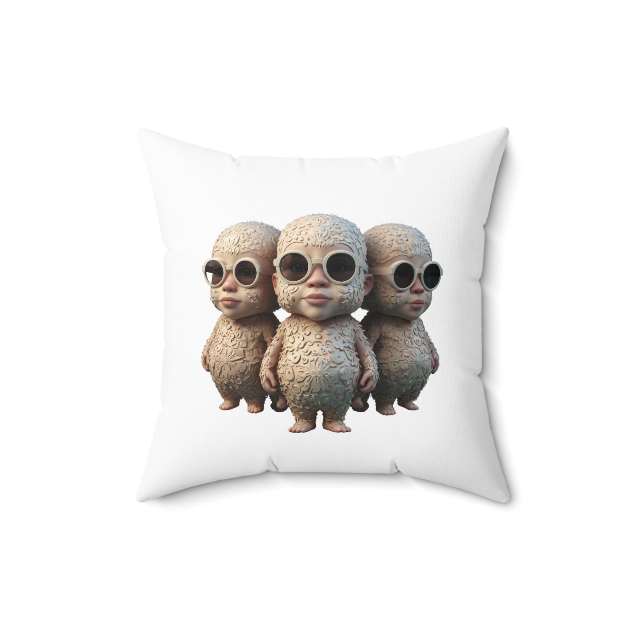 Spun Polyester Square Pillow