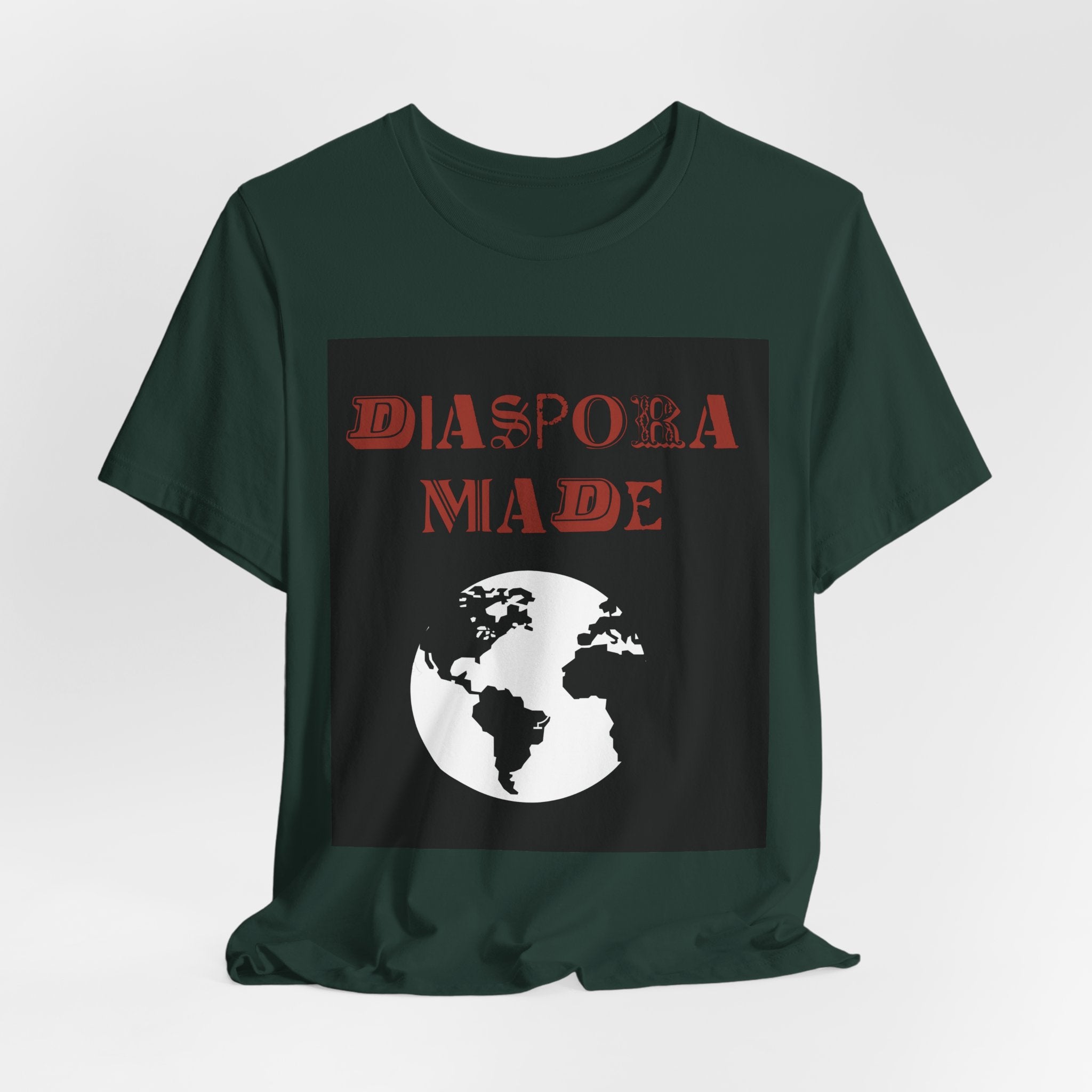 Diasora Product Globe Tee Earth Graphic T-Shirt