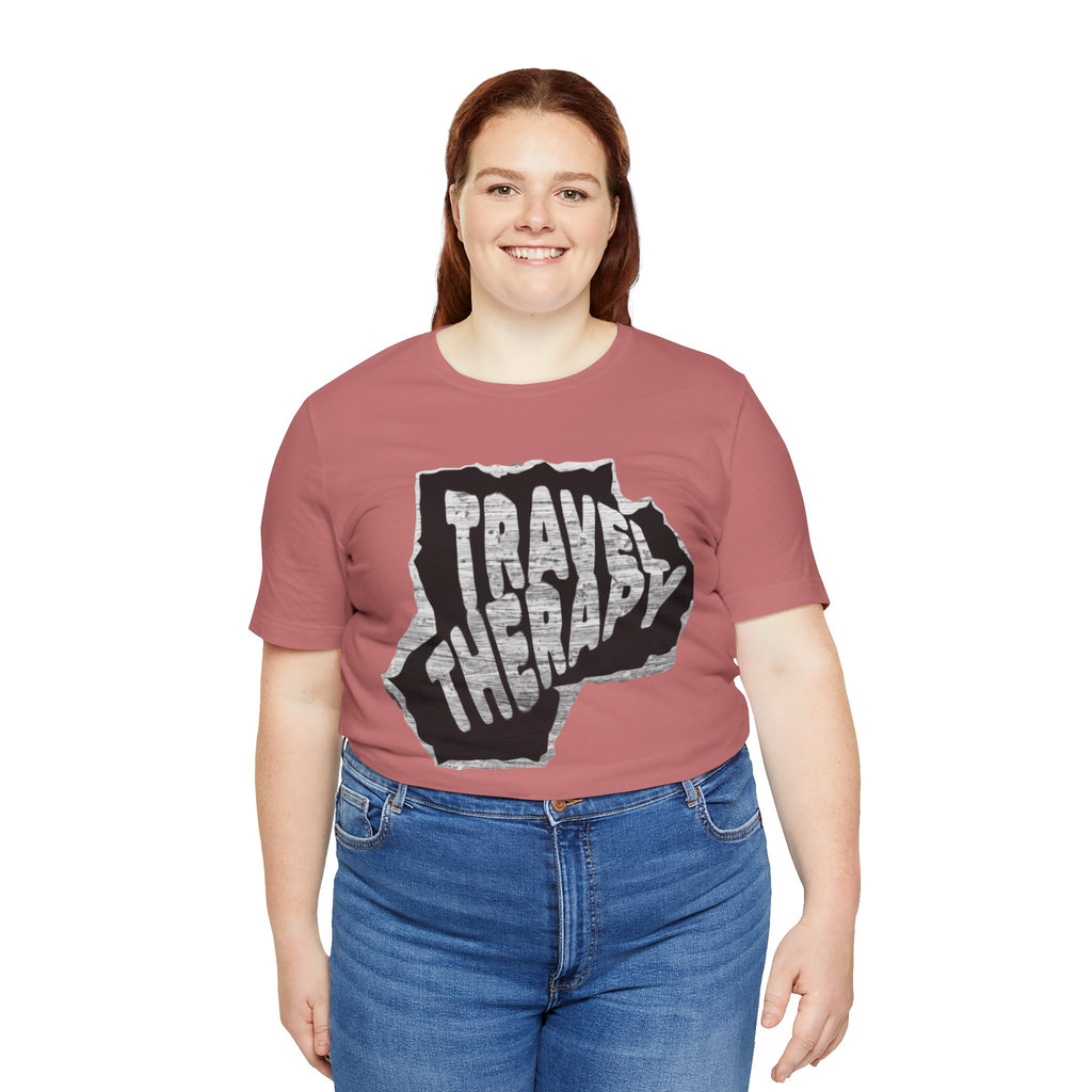 Travel Therapy Tee - Unisex Jersey Short Sleeve T-Shirt