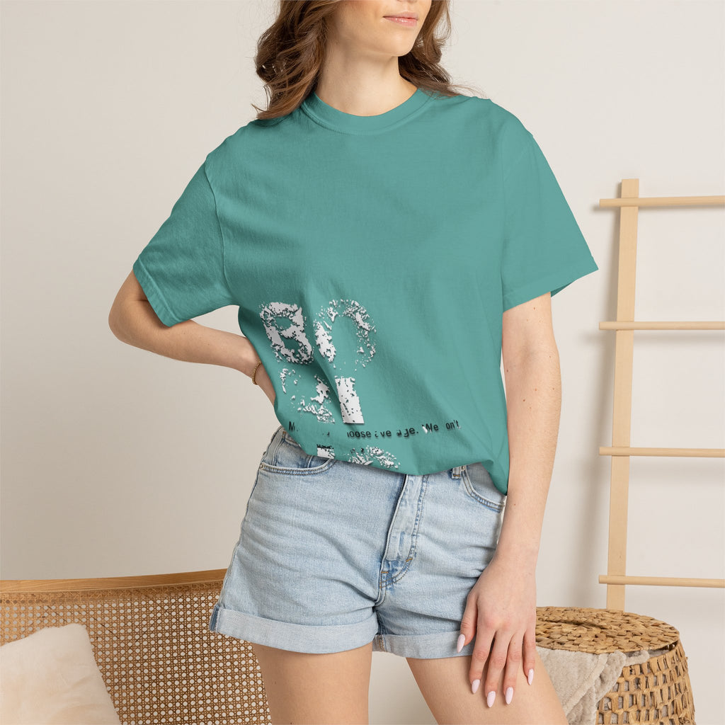 Abstract Floral 'Breathe' Tee — Minimal Graphic T-Shirt