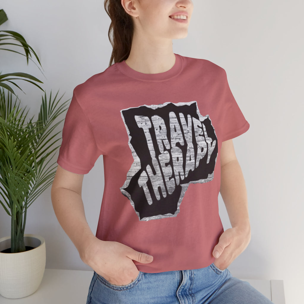 Travel Therapy Tee - Unisex Jersey Short Sleeve T-Shirt