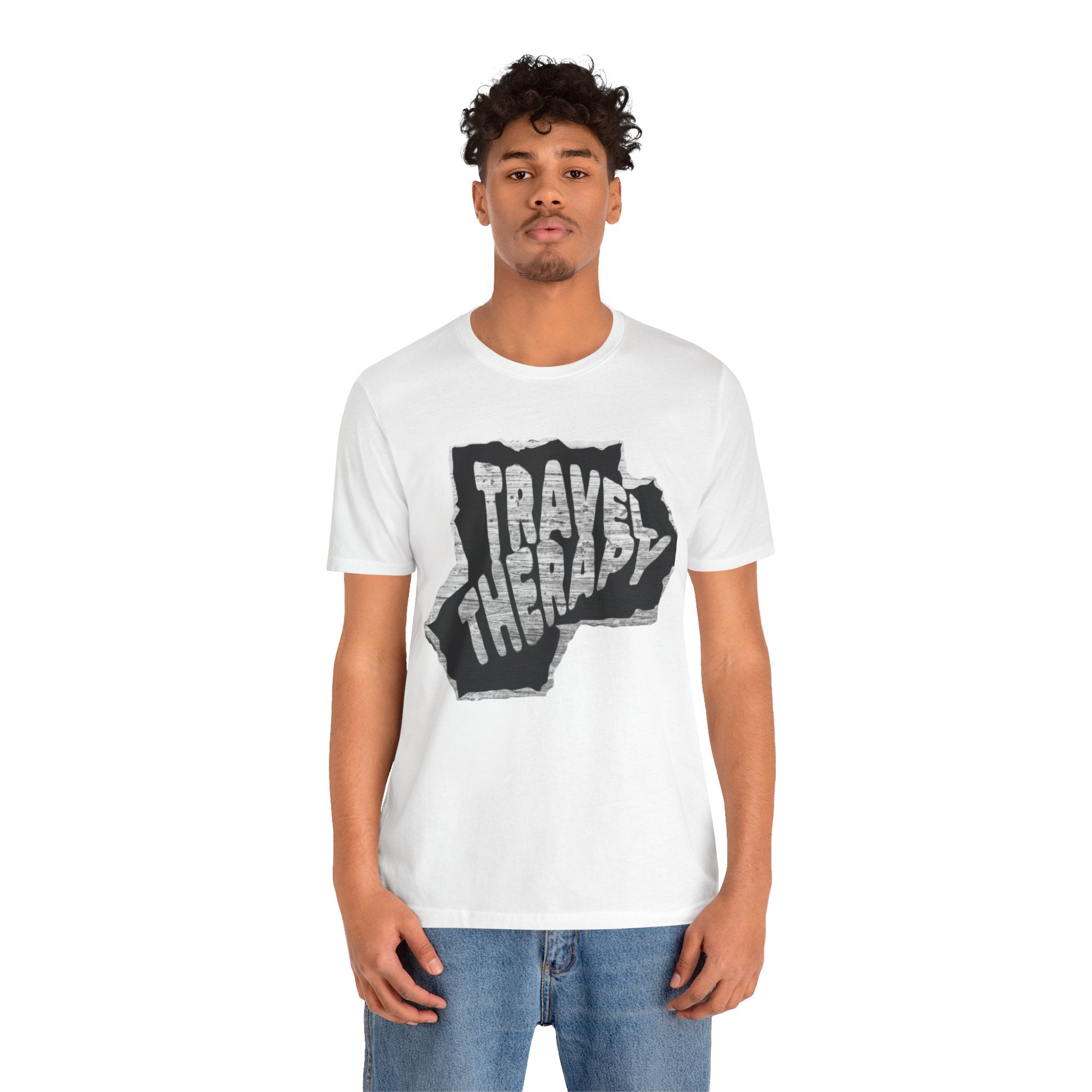 Travel Therapy Tee - Unisex Jersey Short Sleeve T-Shirt