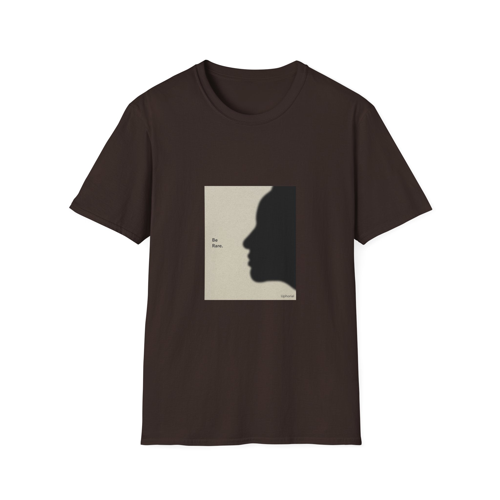 T-Shirt — 'Be Rare' Minimal Silhouette Graphic Tee