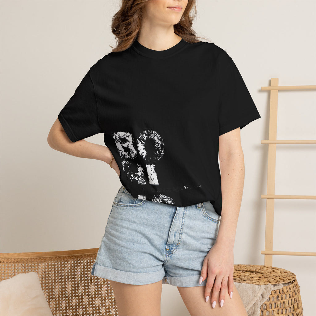 Abstract Floral 'Breathe' Tee — Minimal Graphic T-Shirt