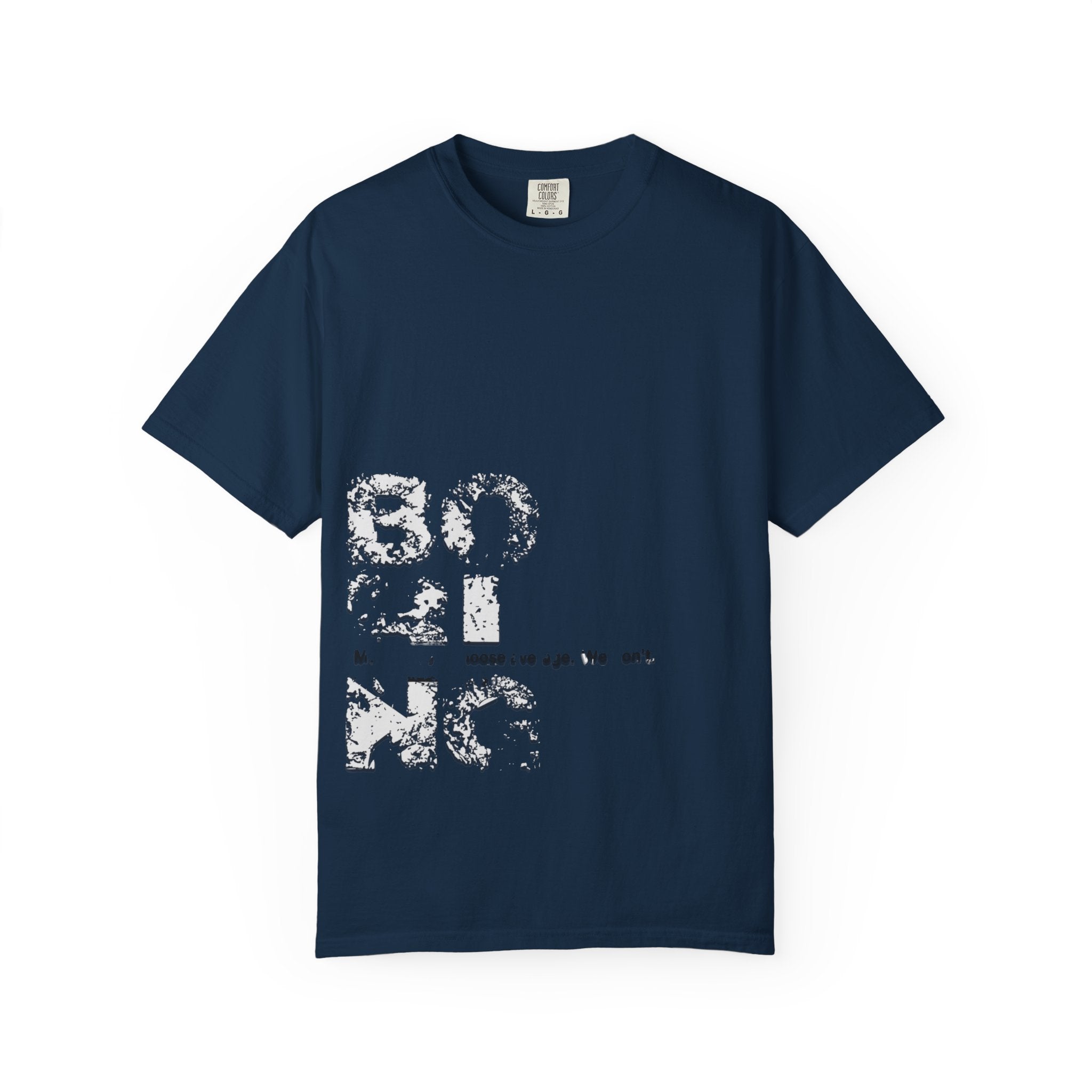Abstract Floral 'Breathe' Tee — Minimal Graphic T-Shirt