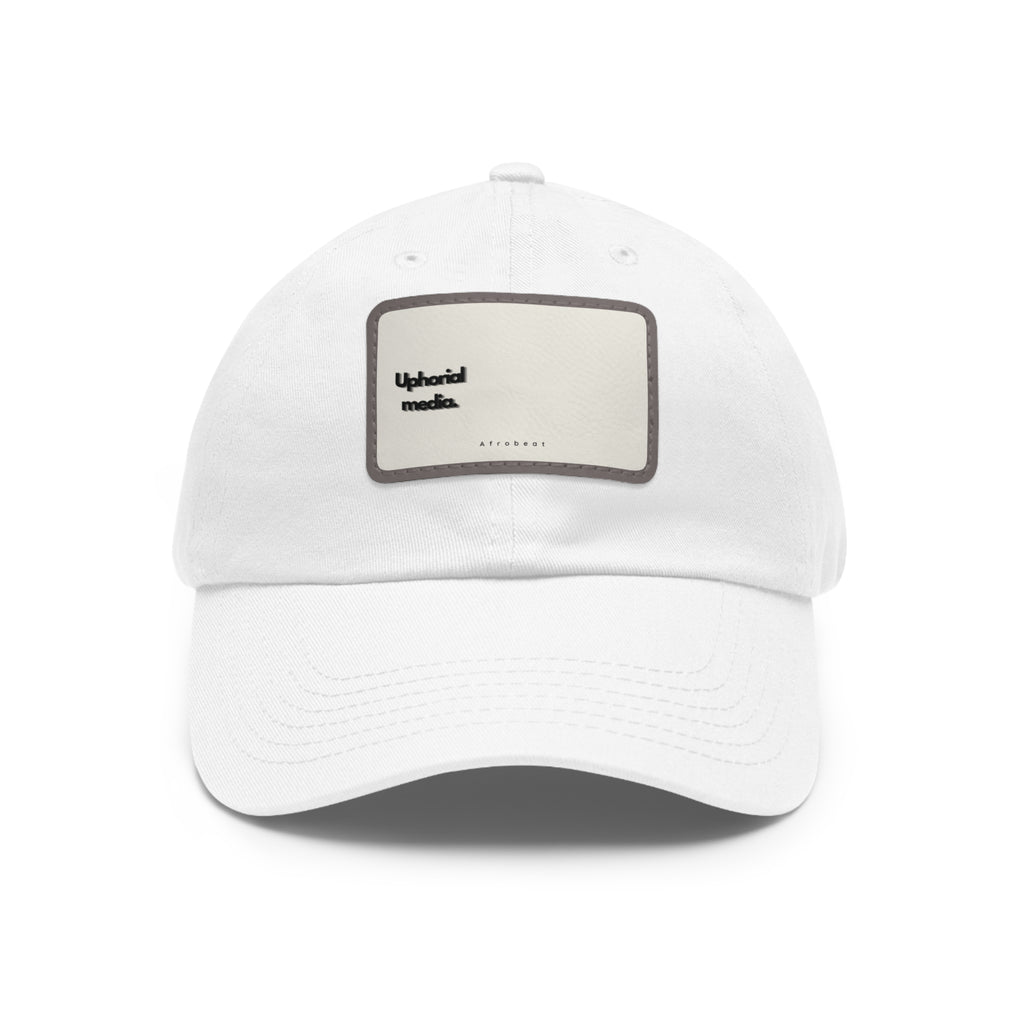 Dad Hat with Leather Patch (Rectangle)