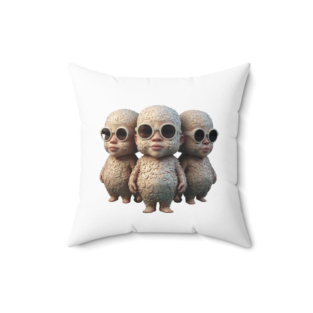 Spun Polyester Square Pillow