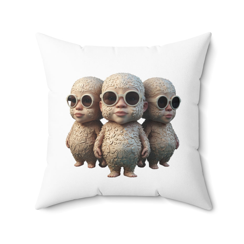 Spun Polyester Square Pillow