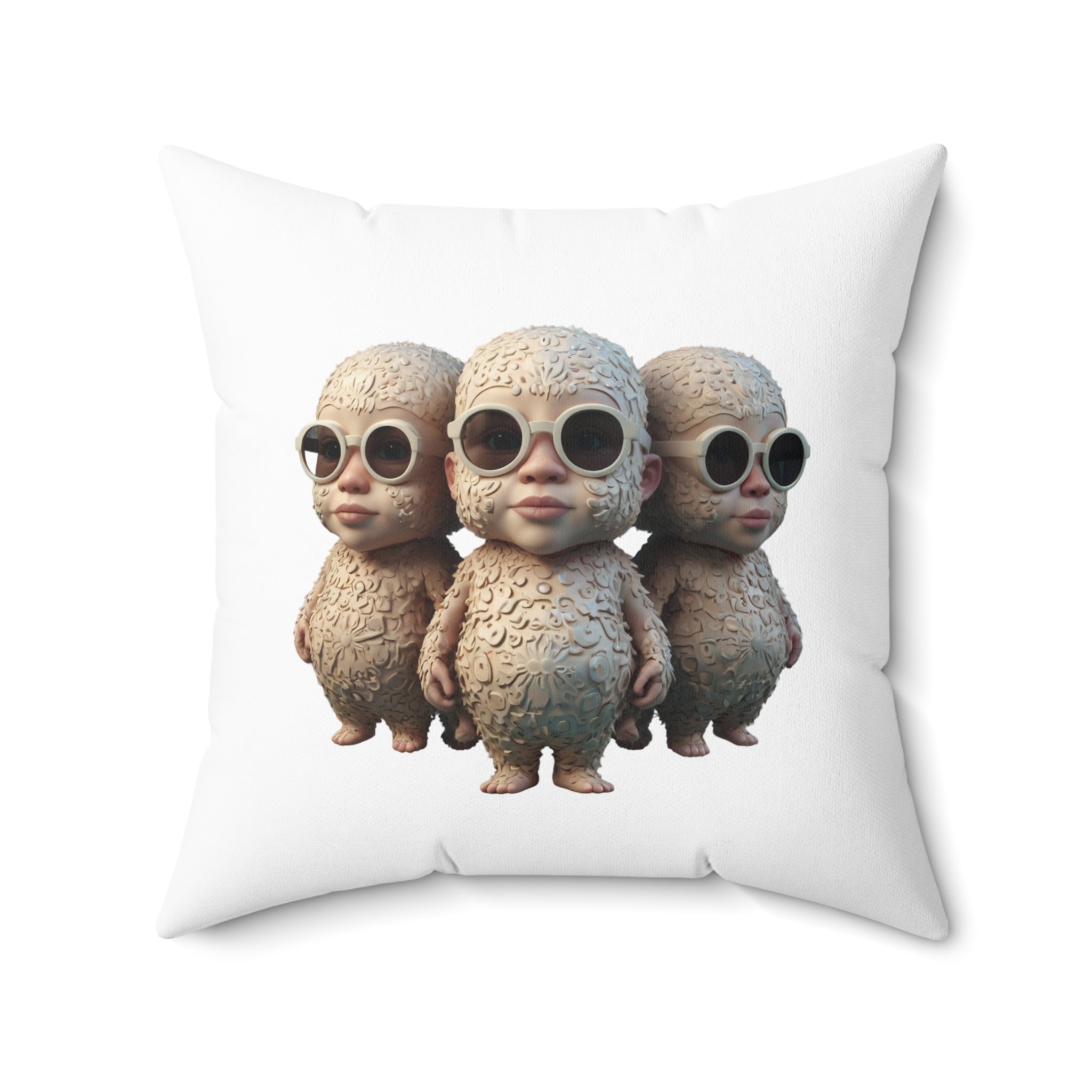 Spun Polyester Square Pillow