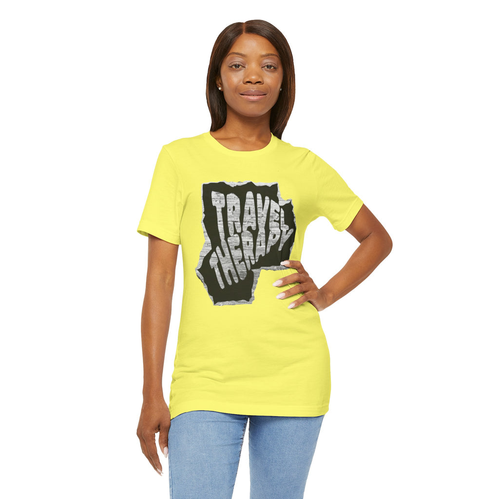 Travel Therapy Tee - Unisex Jersey Short Sleeve T-Shirt