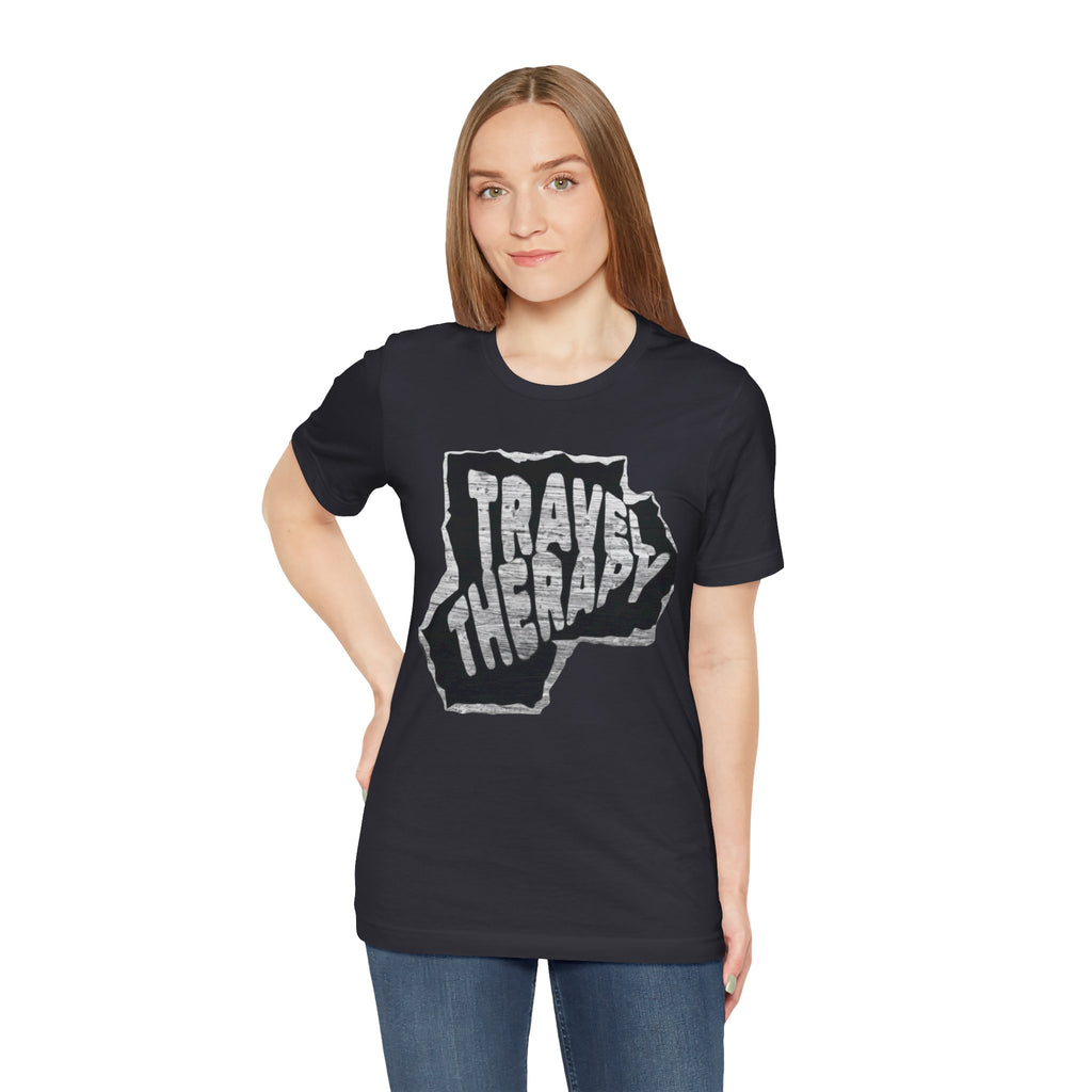 Travel Therapy Tee - Unisex Jersey Short Sleeve T-Shirt