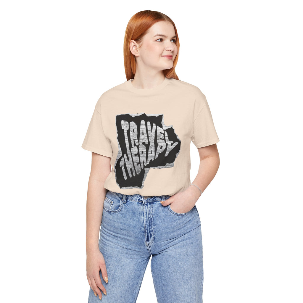 Travel Therapy Tee - Unisex Jersey Short Sleeve T-Shirt
