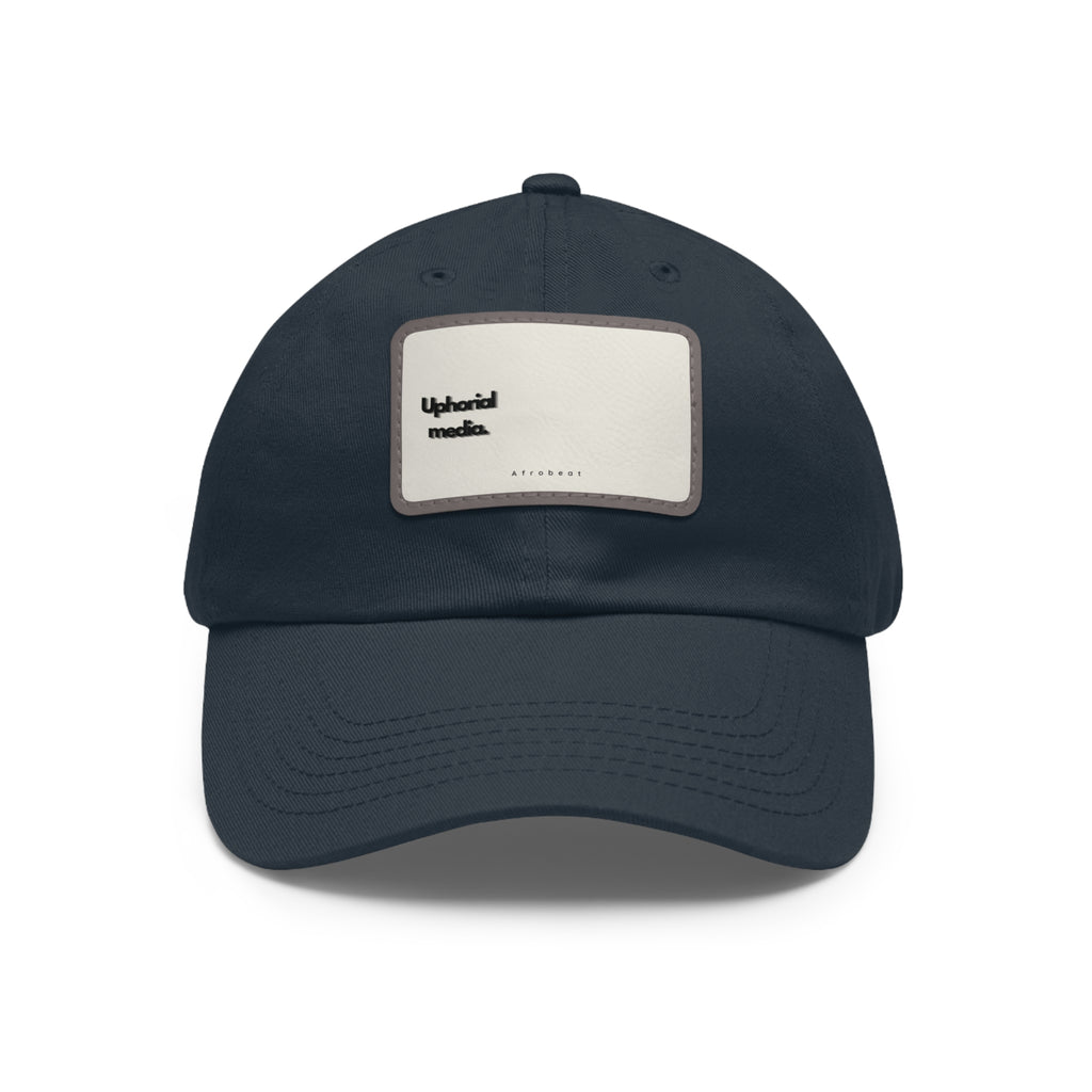 Dad Hat with Leather Patch (Rectangle)
