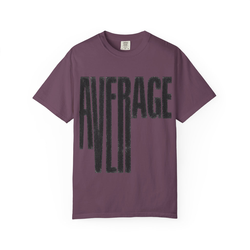 Average Graphic T-Shirt - Bold Vertical Text Tee
