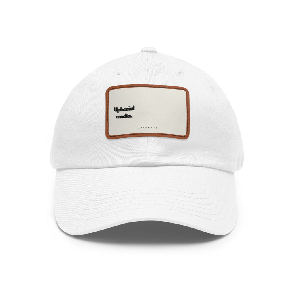 Dad Hat with Leather Patch (Rectangle)