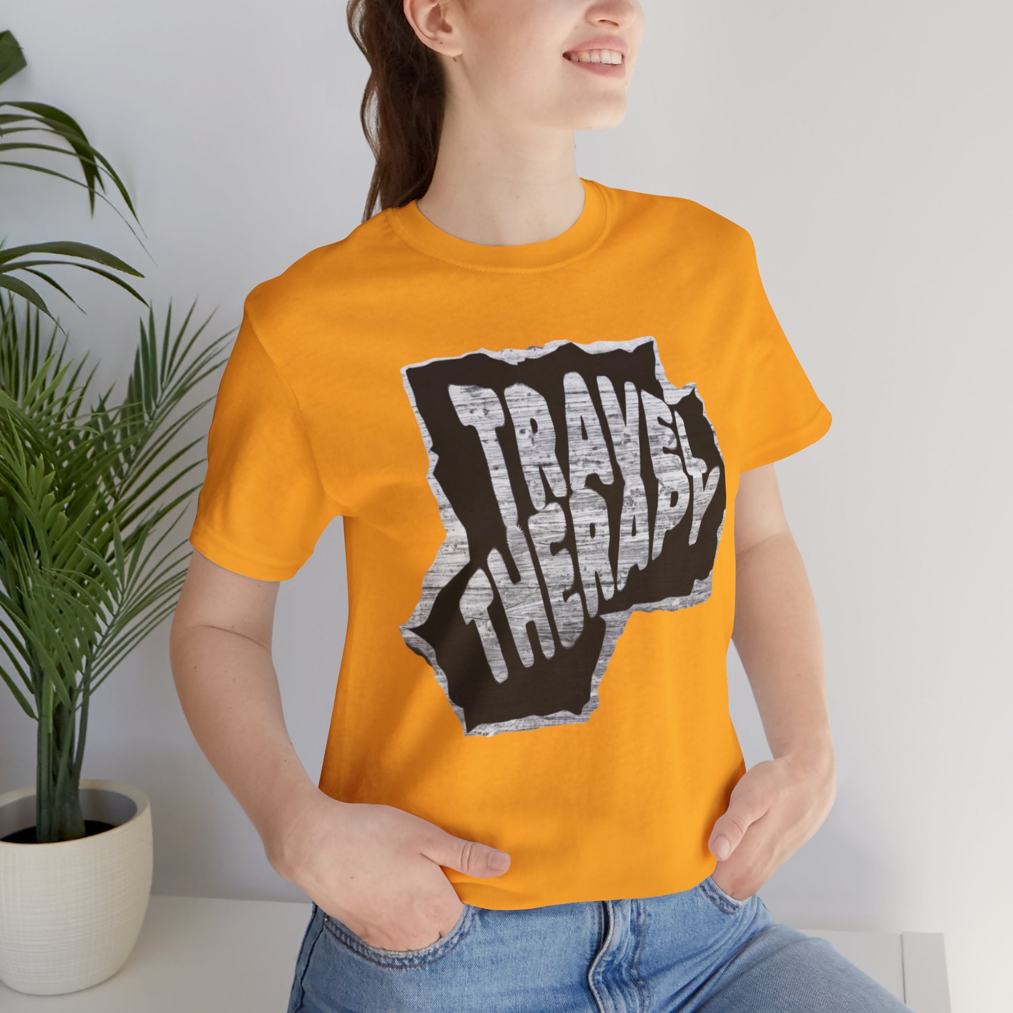 Travel Therapy Tee - Unisex Jersey Short Sleeve T-Shirt