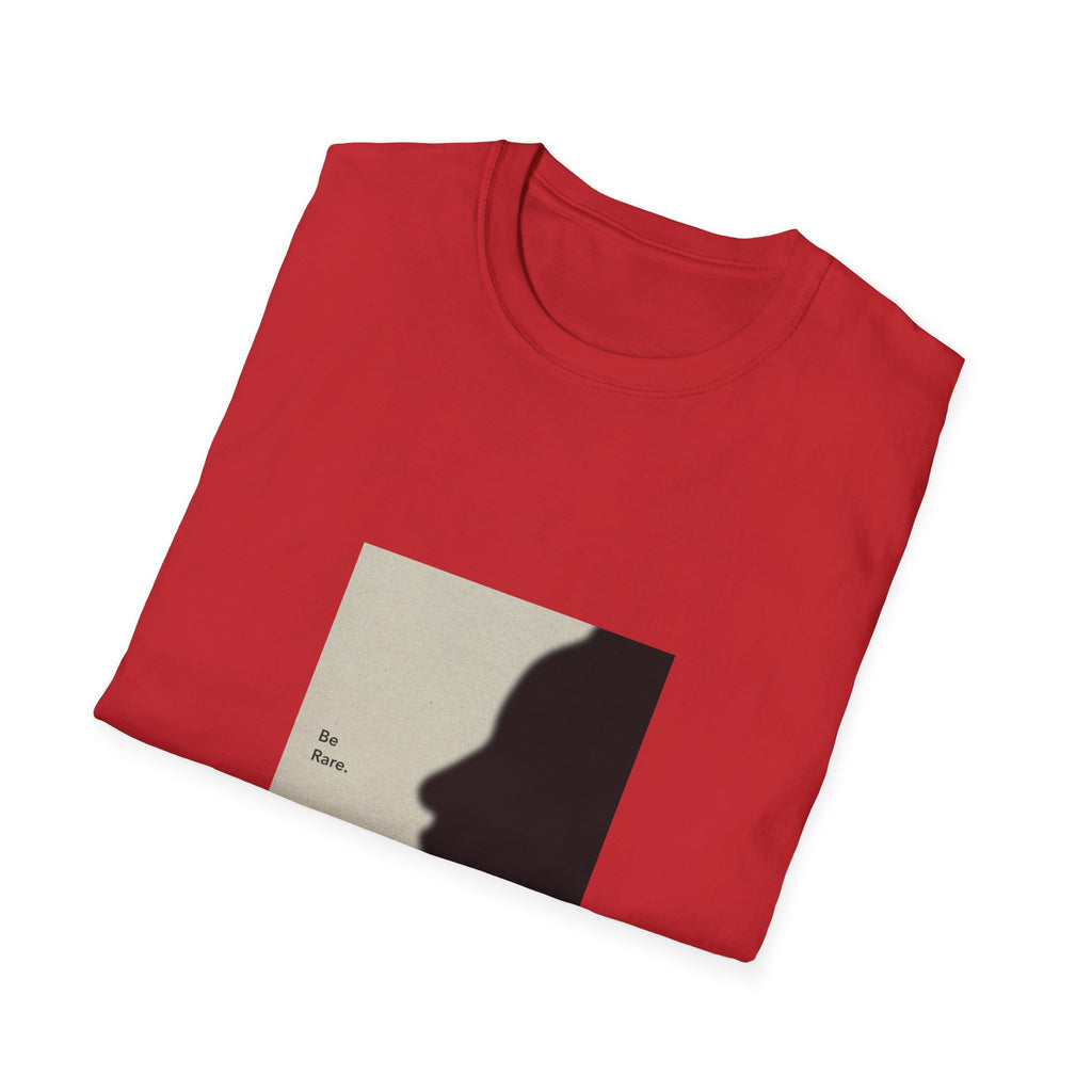 T-Shirt — 'Be Rare' Minimal Silhouette Graphic Tee
