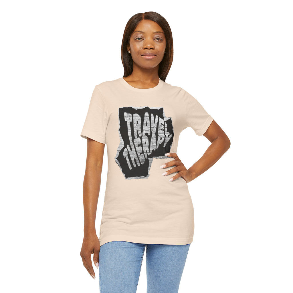 Travel Therapy Tee - Unisex Jersey Short Sleeve T-Shirt