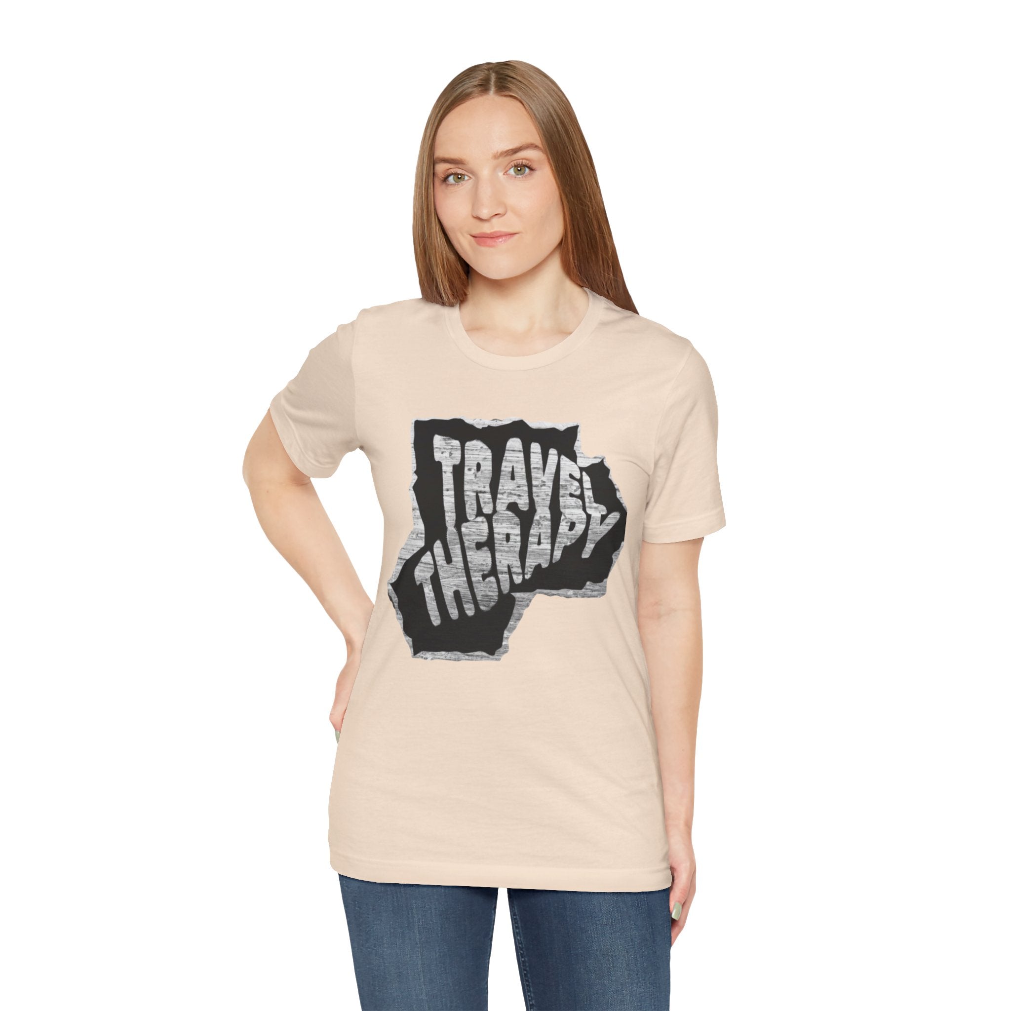 Travel Therapy Tee - Unisex Jersey Short Sleeve T-Shirt