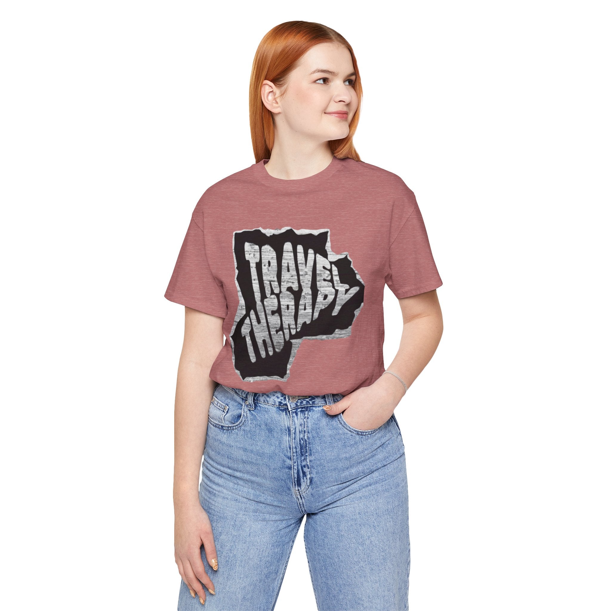 Travel Therapy Tee - Unisex Jersey Short Sleeve T-Shirt