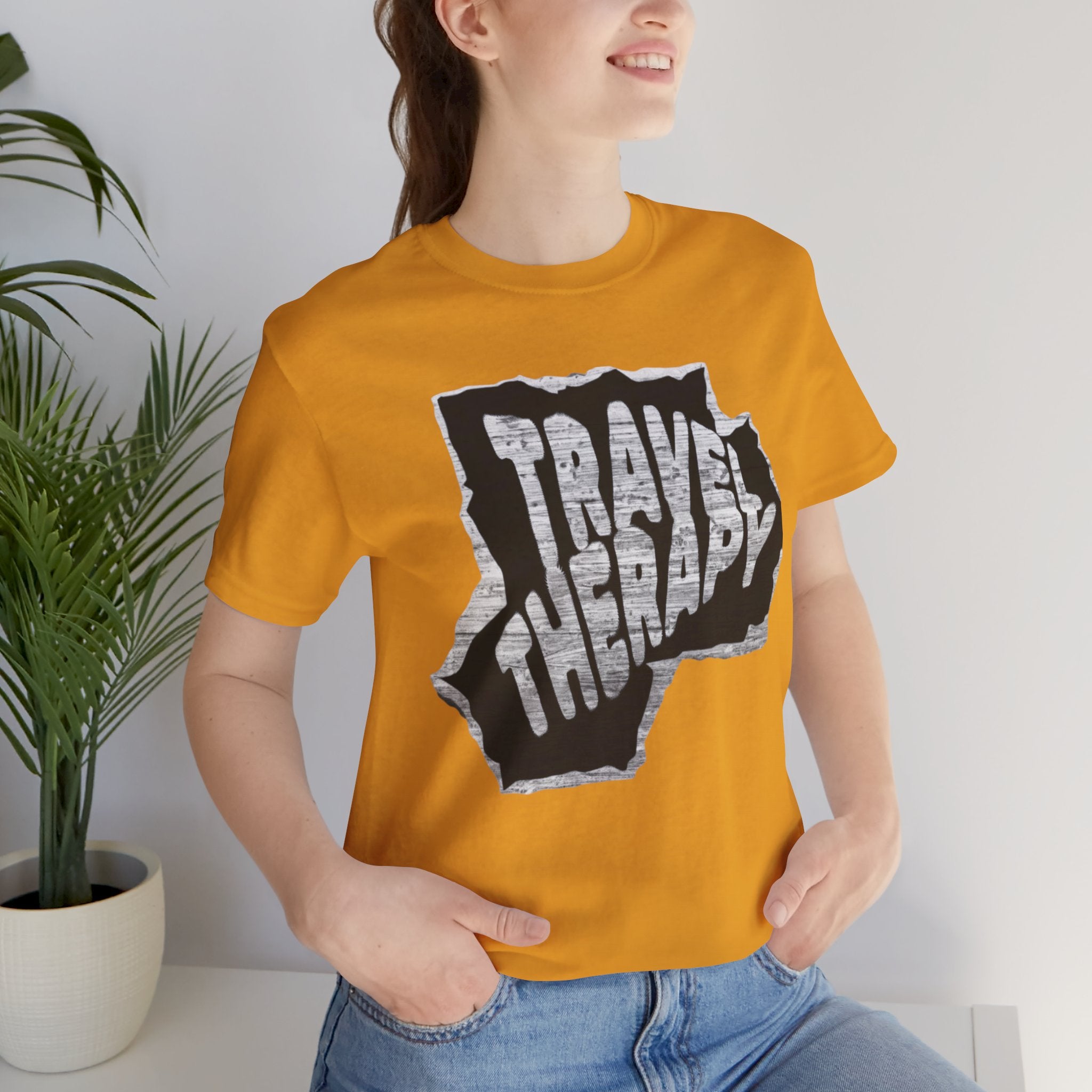 Travel Therapy Tee - Unisex Jersey Short Sleeve T-Shirt