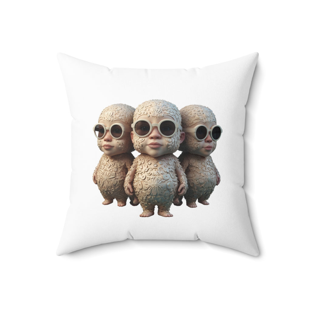 Spun Polyester Square Pillow