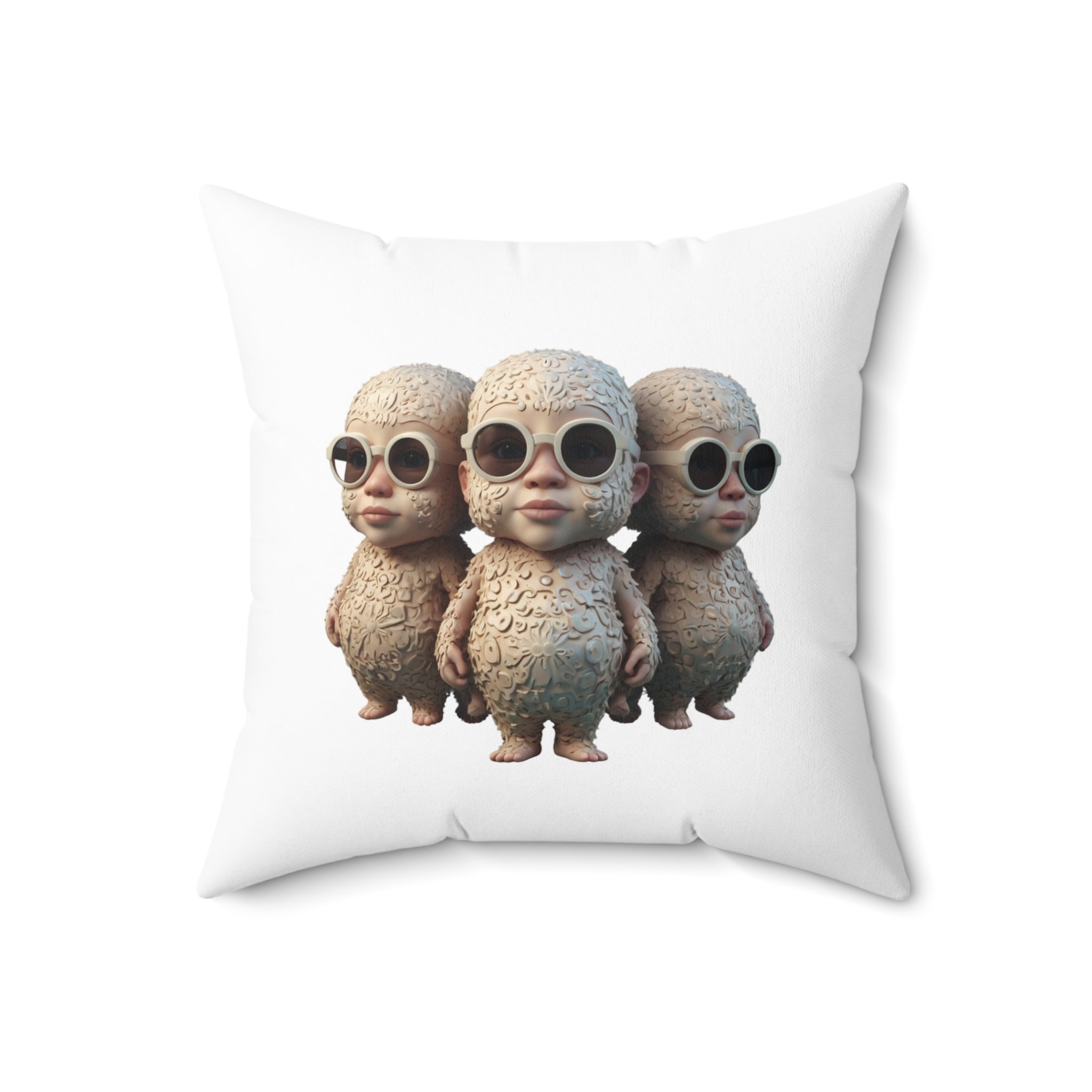 Spun Polyester Square Pillow