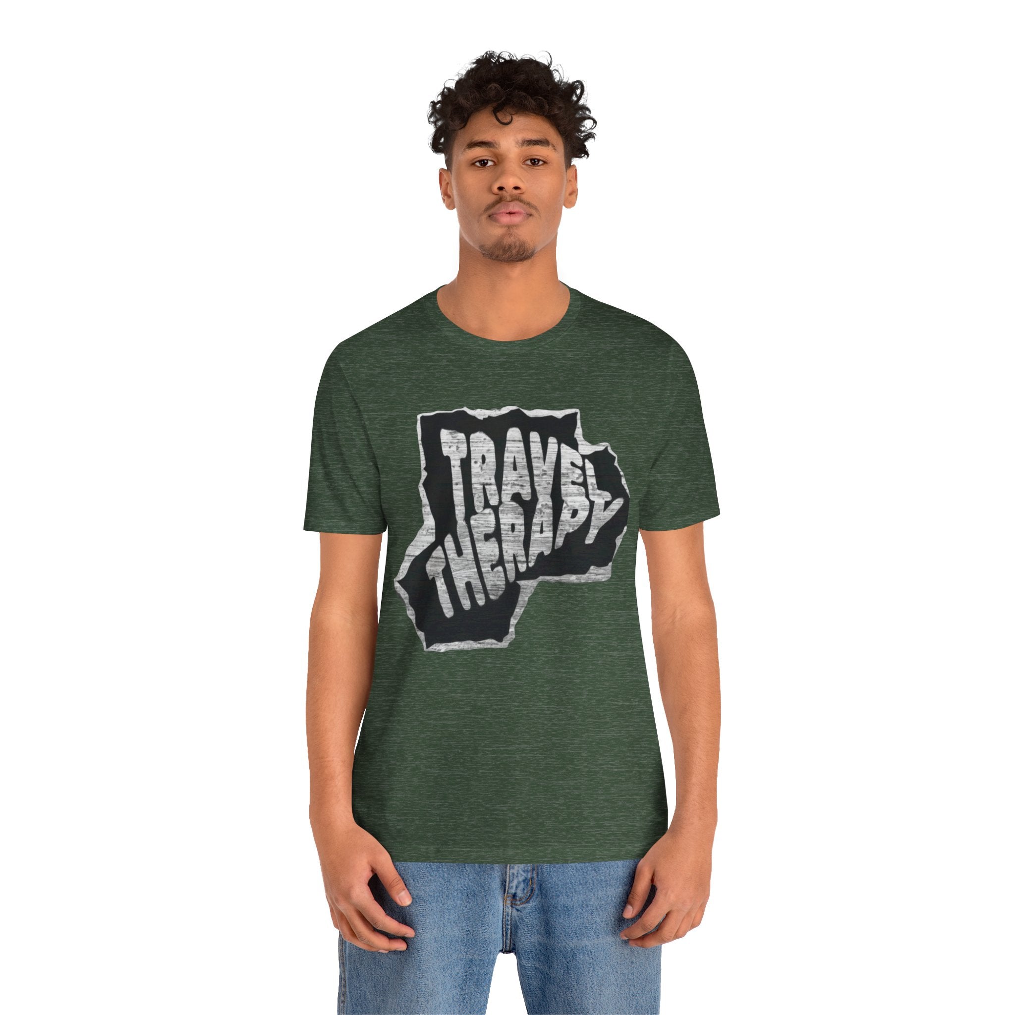 Travel Therapy Tee - Unisex Jersey Short Sleeve T-Shirt